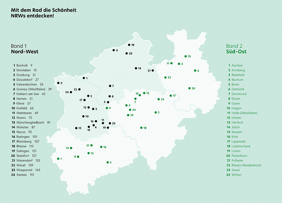 NRWRadtouren Karte 2023
